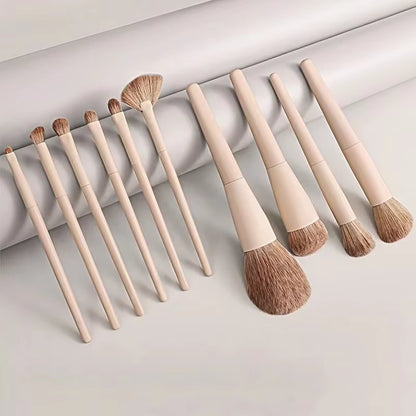 13 PCS Makeup Brushes Set Eye Shadow Foundation Women Cosmetic Brush Eyeshadow Blush Beauty Soft Make up Tools Bag